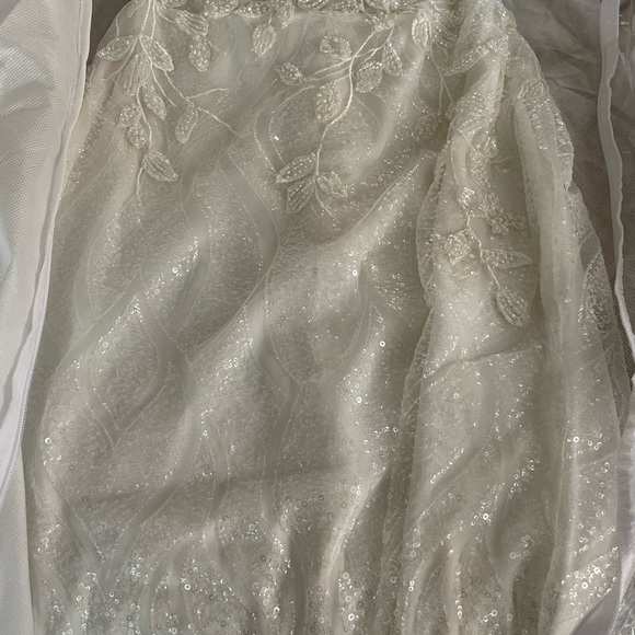 Luce Sposa Trumpet Style Corset Top Wedding Gown Size 6EU Brand New - Picture 3 of 13